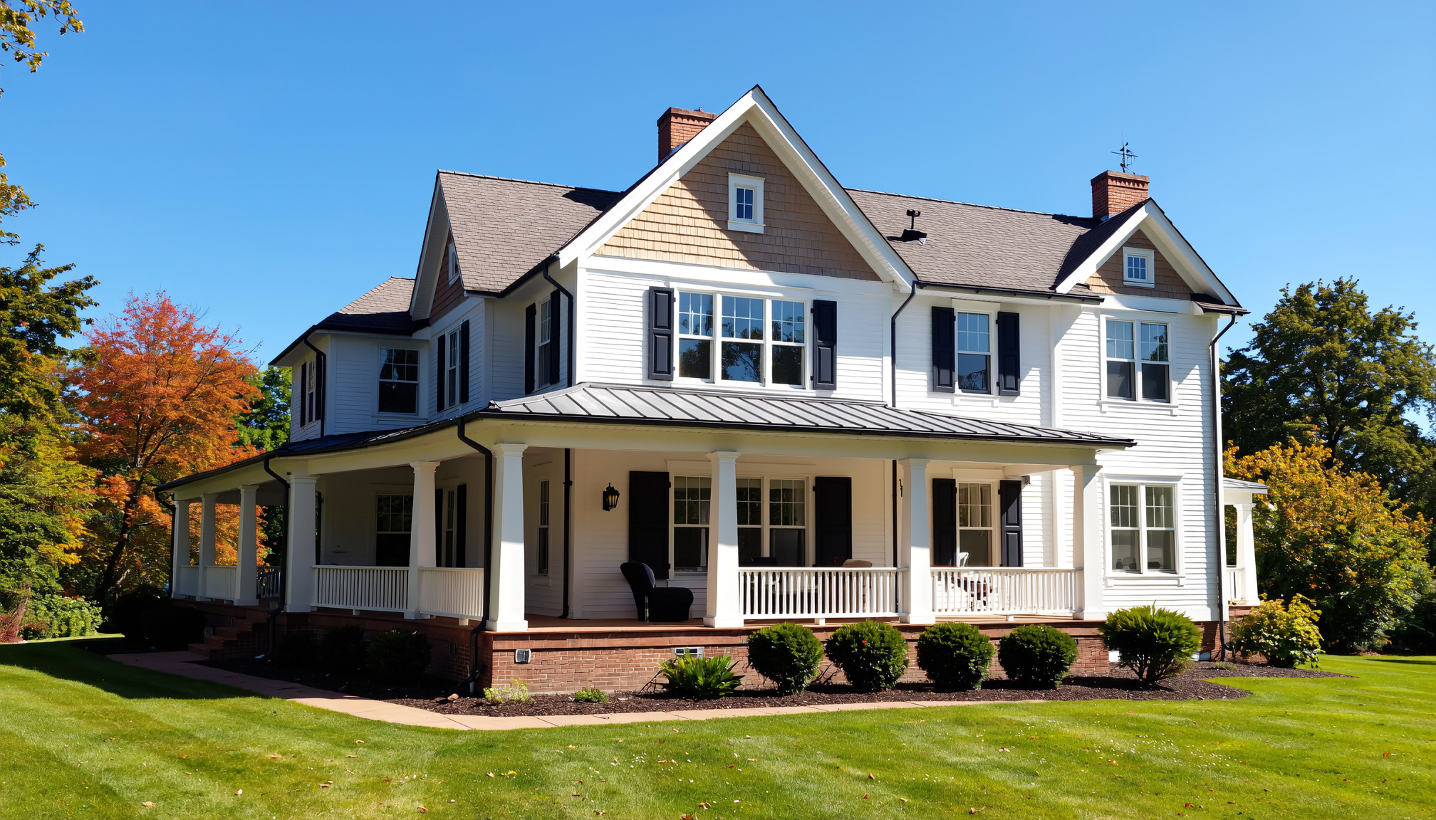 Old Bridge, NJ home seamless gutters